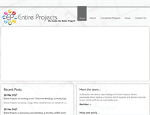 Tablet Screenshot of entireprojects.co.uk
